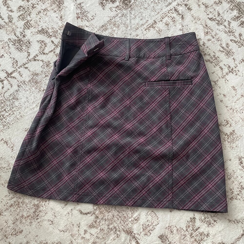 Plaid Skort Mini Skirt Built-In Shorts | Pockets | Preppy Plaid | Women’s Size 4